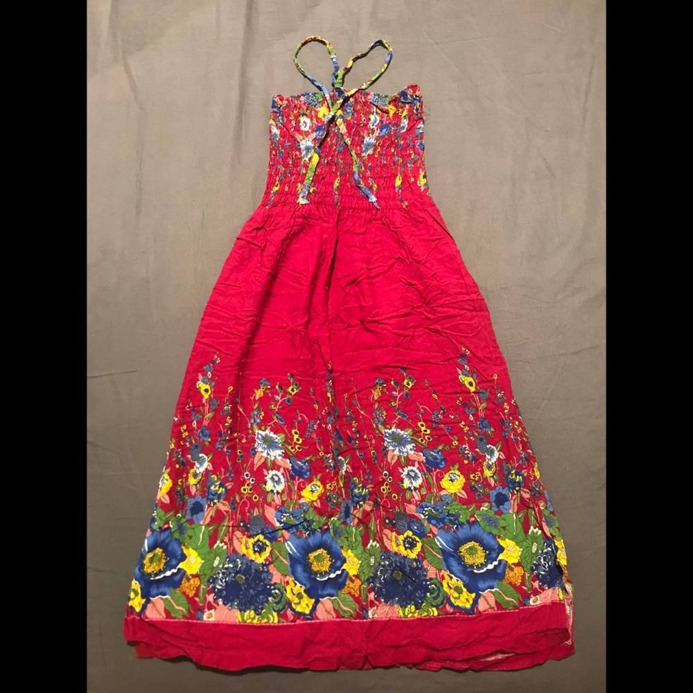 Floral beach dress